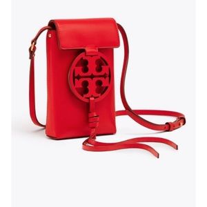 Tory Burch MILLER PHONE CROSS-BODY RED - Sold Out